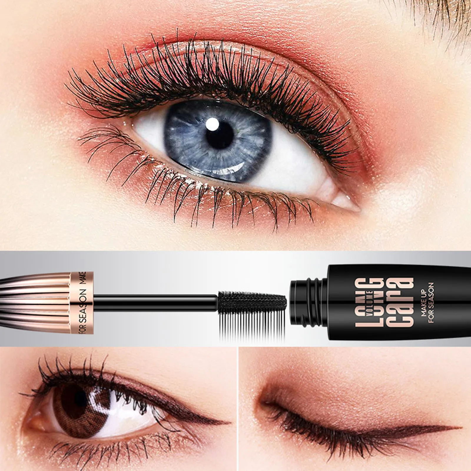 My Amazing Lashes Mascara Black 4d Silk Fiber Eyelashes Lengthening Mascara Waterproof Lash Black Eyelashes Extension Mascara