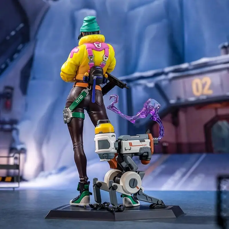 لعبة VALORANT الشكل Killjoy عمل الشكل 1/6 مقياس أنيمي الشكل البلاستيكية نموذج لعبة المحيط ديكور لعبة هدية