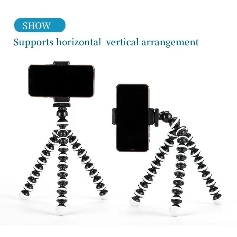 Mini Octopus Tripod Holder Universal Smartphone Sports Camera Stand With Clip Mobile Phone Tripod Gorillapod For iPhone Huawei