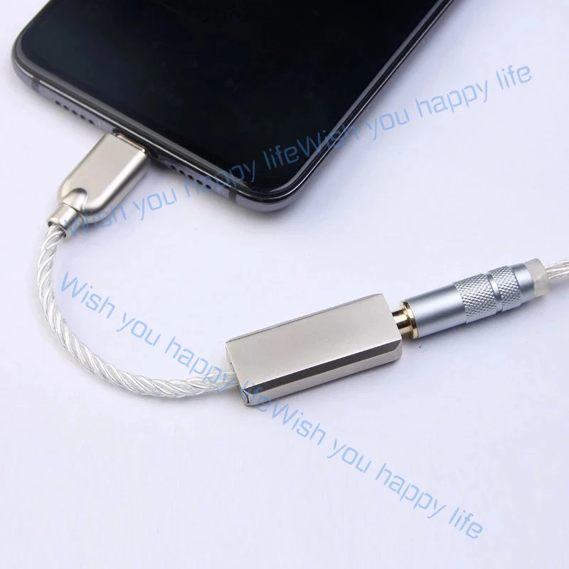 FOR HA14 USBC Male To 3.5mm Female Cable Mobile Phone Earphone Power Amplifier ES9281AC pro Decoding Headphone Amplifier