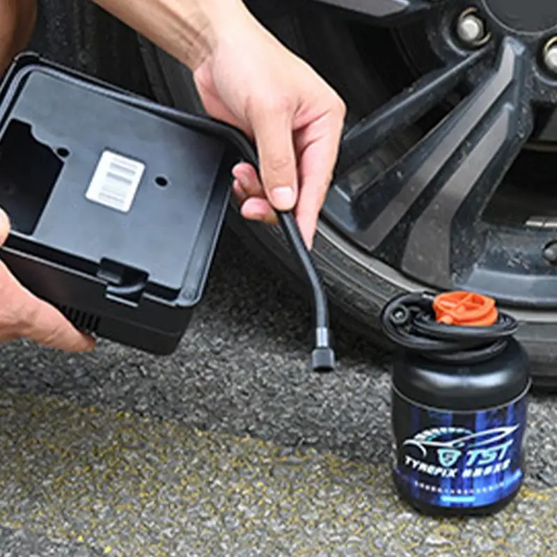 450ml Tire Repair Black Glue Liquid Strong Rubber Wear-resistant Non-corrosive Adhesive Instant Bond Leather Puncture Repair