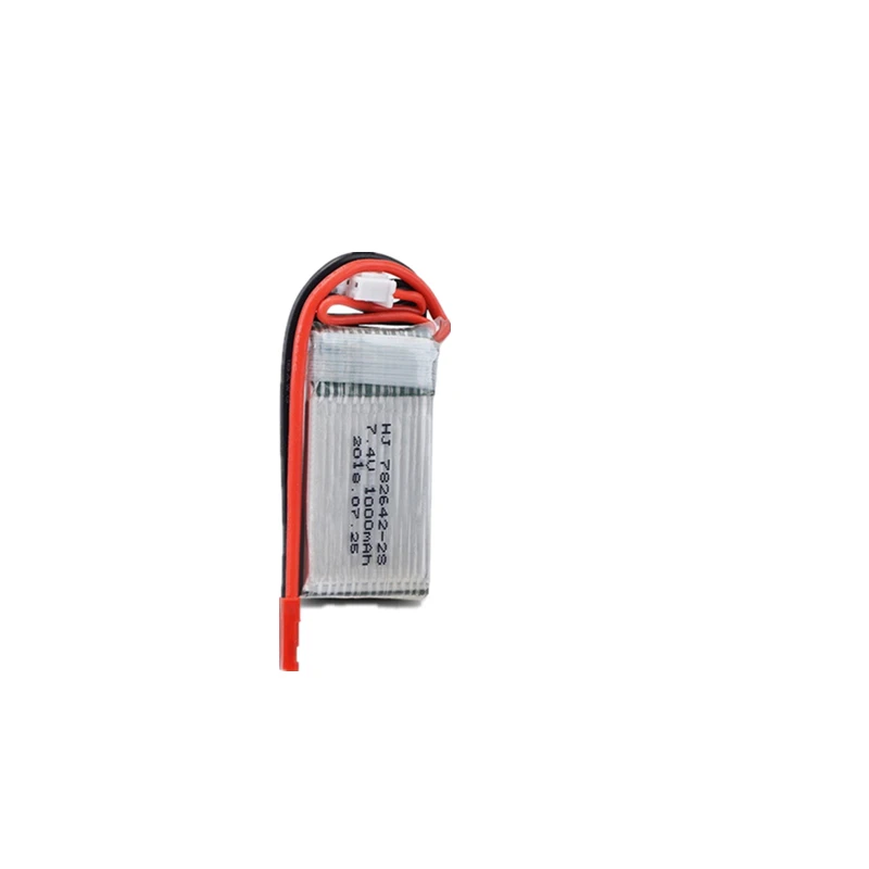 بطارية ليبو 7.4 فولت 1000 مللي أمبير في الساعة لـ Mjxrc X600 ترقية 2s 1000mah 25c 782642   بطارية ليبو للتحكم عن بعد بطارية 7.4 فولت مع JST
