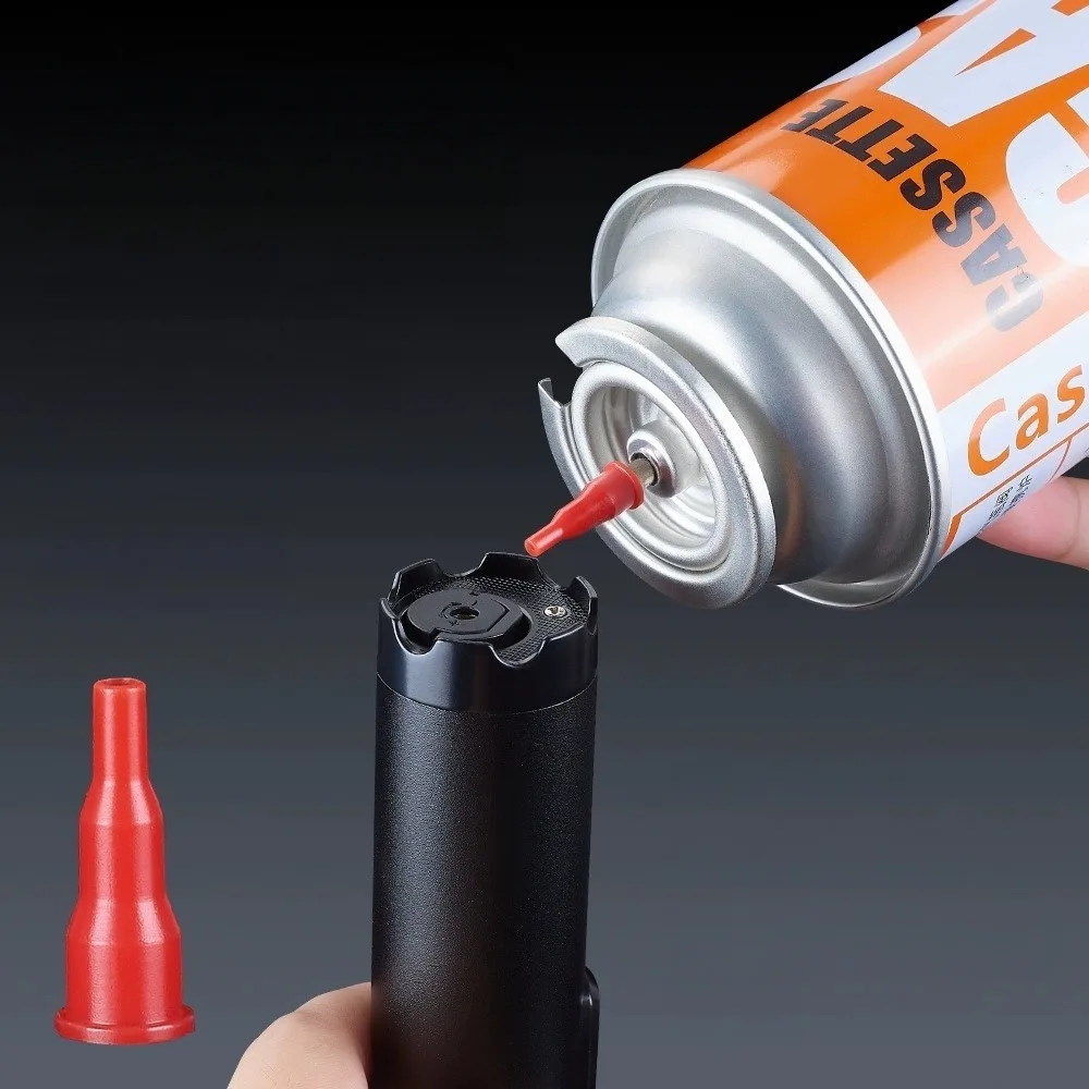 Card-type Gas Tank Inflatable Nozzle Plastic Adapter Convert Cassette Tank Into Inflatable Tank Lighter Spray Gun Accessories