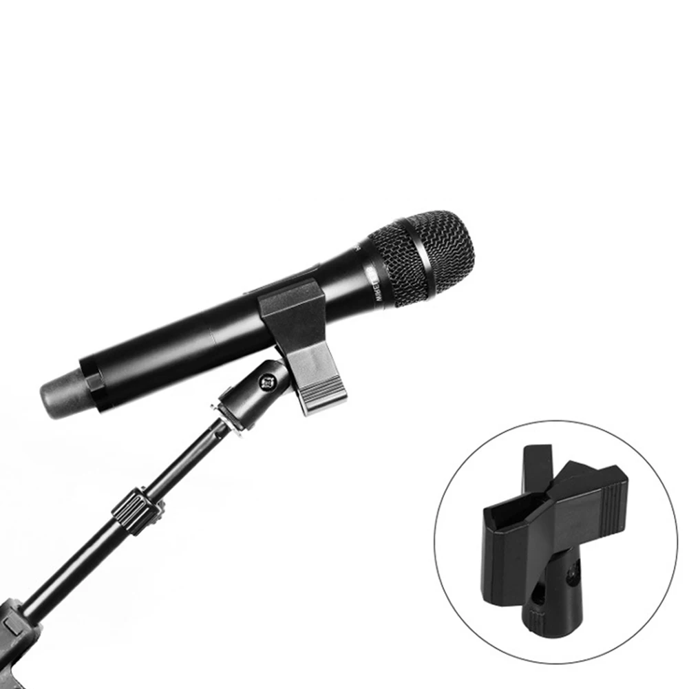 Clip Klem Microfoon Clip Plastic Universele Universele Microfoon Zwarte Klem Voor Handheld Microfoon Clip