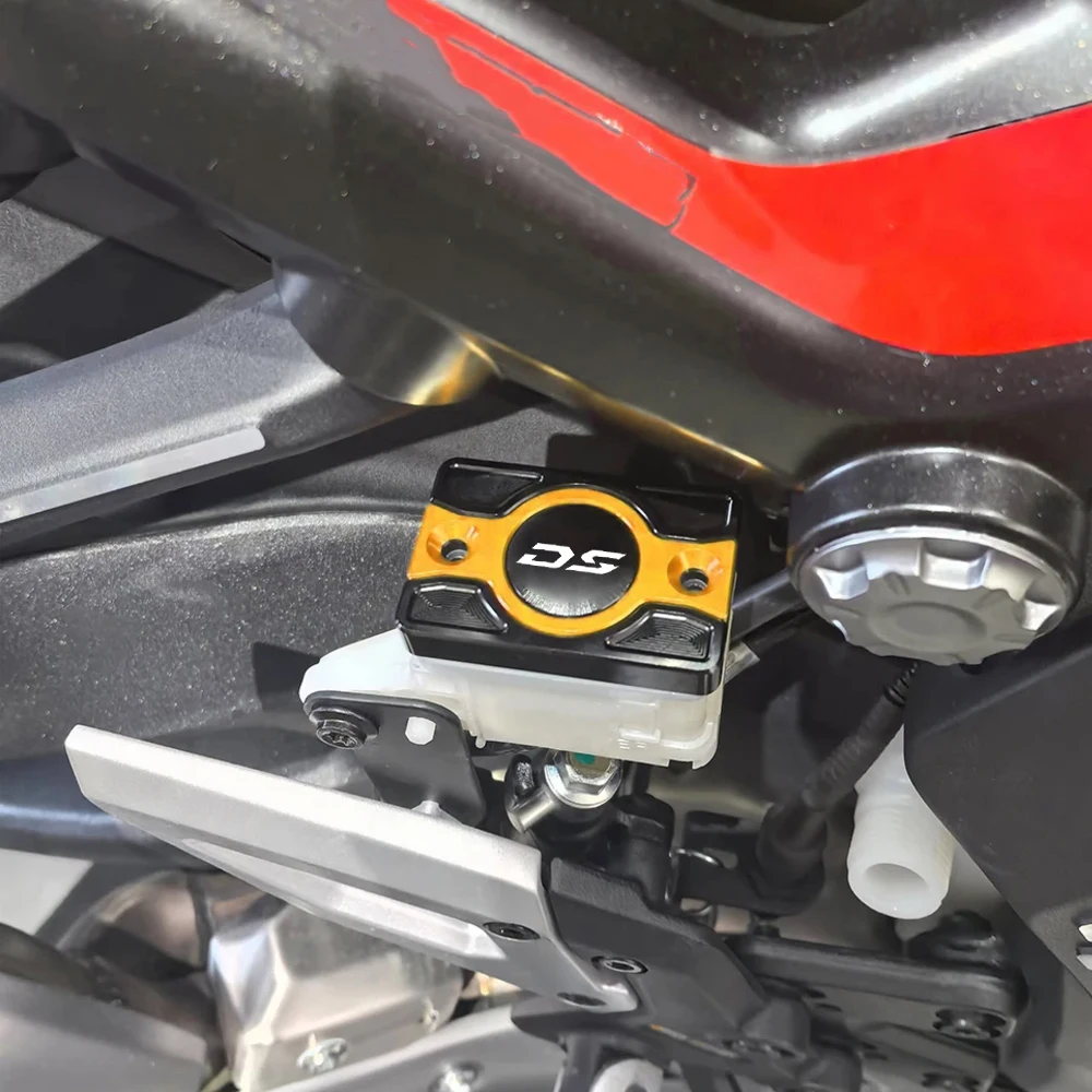 Para voge ds525x ds625x ds800x 525 625 dsx 800dsx rally motocicleta reservatório de fluido freio traseiro capa guarda protetor acessórios