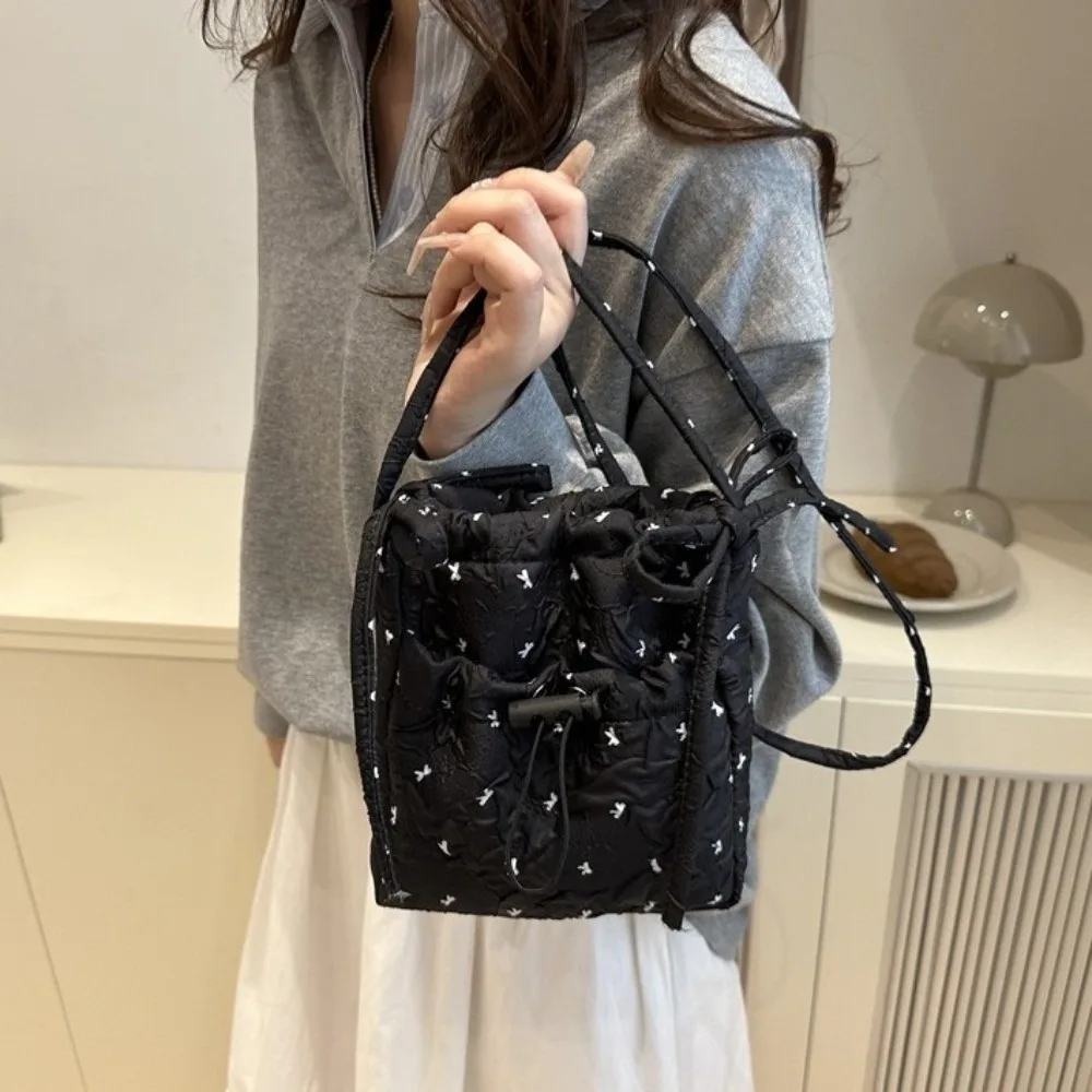 

Fashion Versatile Bow Shoulder Bag Solid Color Coin Pouch Women Crossbody Bag Korean Style Square Mobile Phone Pack Sports