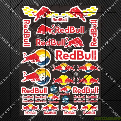 레드불 오토바이 스티커 헬멧 탱크 데칼 로고 엠블럼용 비닐 레드불 오토바이 스티커 헬멧 탱크 데칼 로고 엠블럼용 비닐