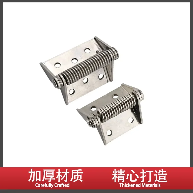 Stainless Steel Automatic Closing Reset Spring Hinge Distribution Box Cabinet Industrial Hinge Load-Bearing Door Hinge