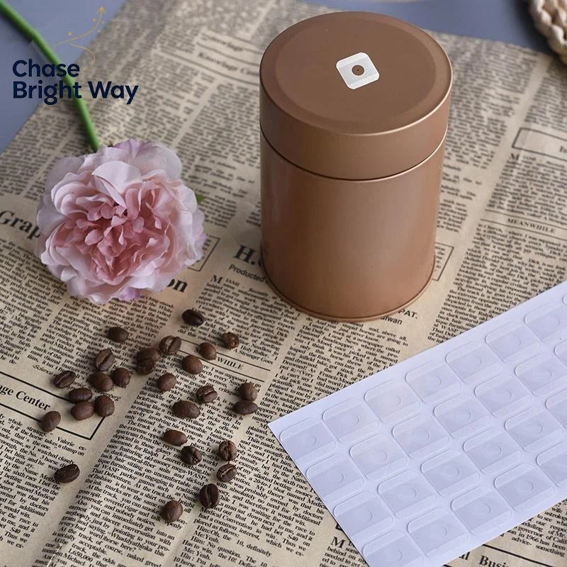 40Pcs Food Grade Coffee Bag Degassing Valves Single Way Patch Type CO2 Release Valves for Travel Coffee Bag Use