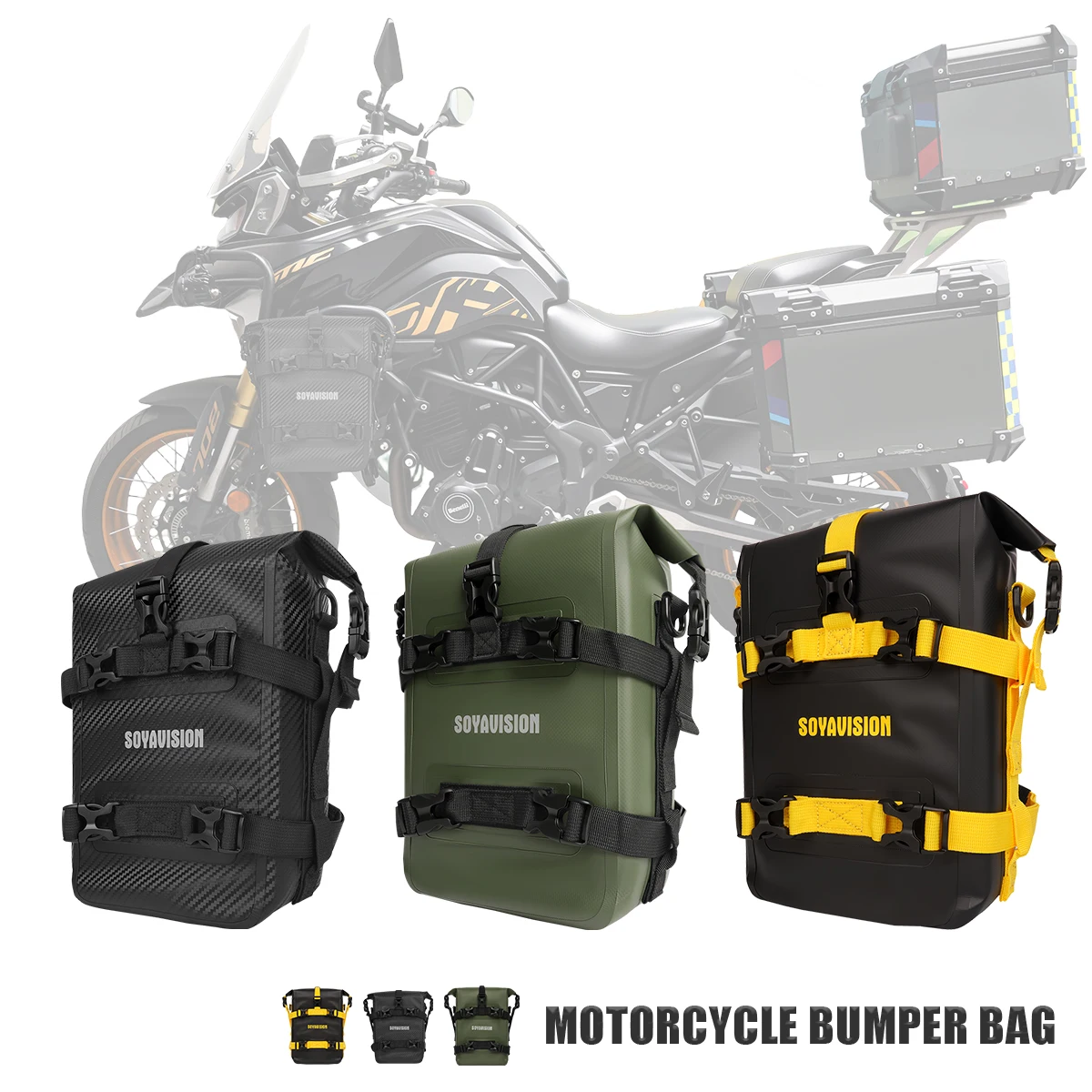 For BMW For Yamaha Super Tenere XT1200Z XTZ1200 Motorcycle Frame Crash Bars Waterproof Bag Bumper Repair Tool Placement Bag