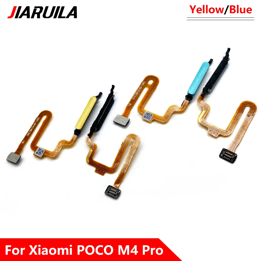 NEW For Xiaomi Poco M4 Pro / Redmi Note 11 5G 4G Home Power Button Fingerprint Touch Id Sensor Connector Flex Cable