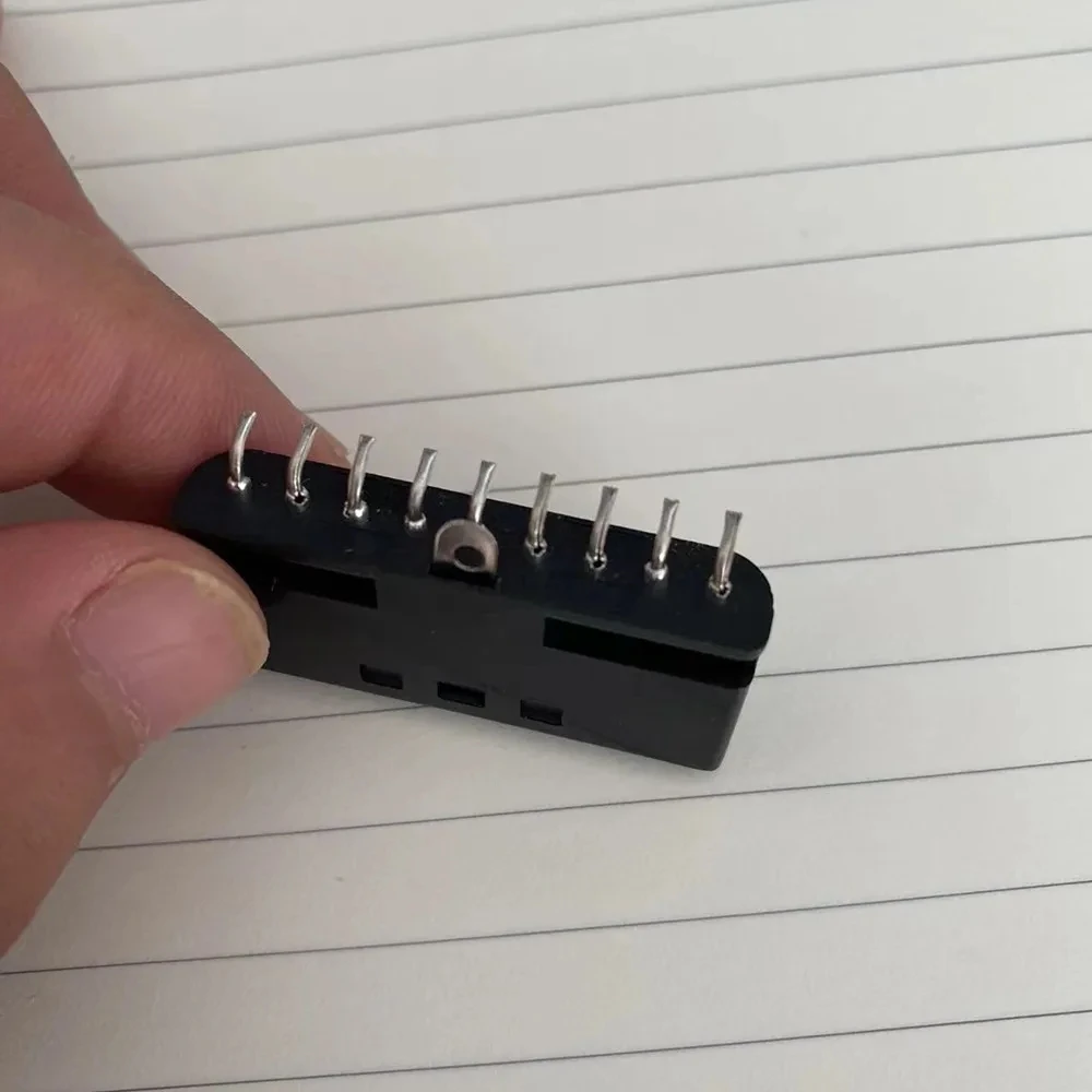 1000 peças conector macho de 9 pinos slot de soquete de jogo de 90 graus para console ps2 para acessório playstation 2