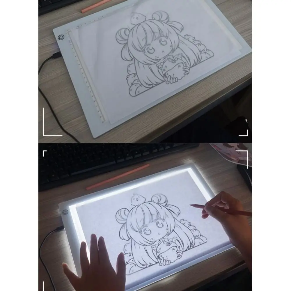 3 Level Dimmable LED Copy Board Light Tracing Box Tracing Light Box Eye Protection Drawing Copy Pad A4/A5 Portable Board