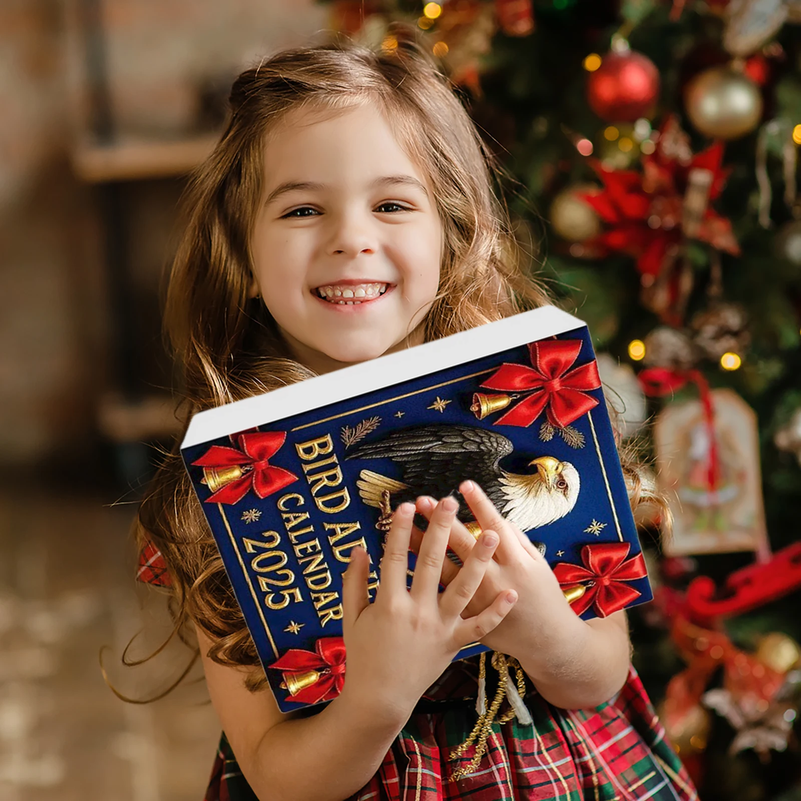 Рождественский календарь обратного отсчета с птицами, 2D акриловые подвесные украшения, Адвент-календарь обратного отсчета, праздничный подарок для любителей птиц и семьи