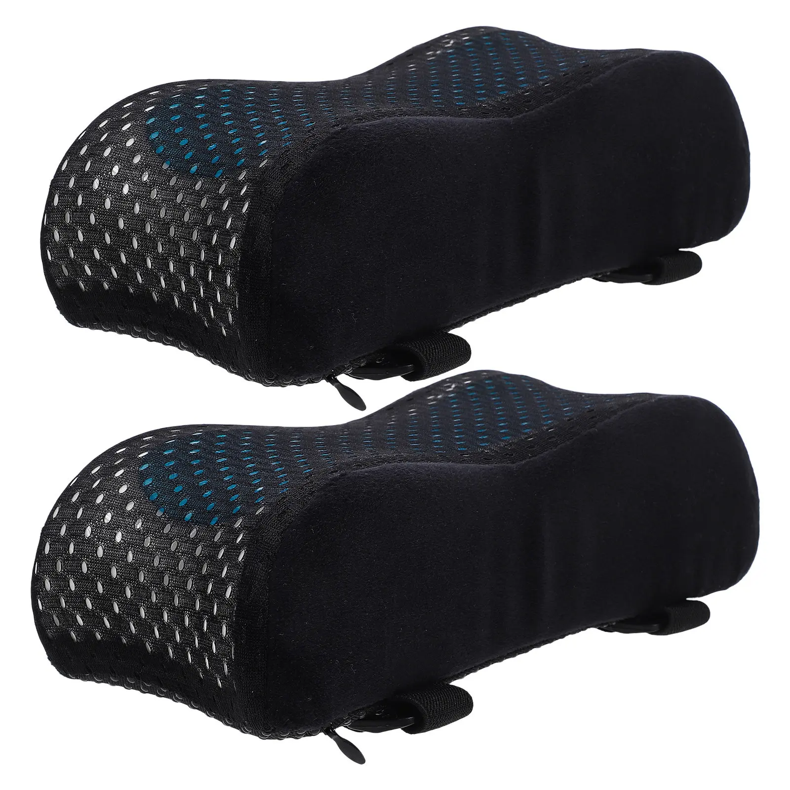 2 Peças Almofadas Ergonômicas de Gel Confortáveis para Apoio de Braço de Cadeira, para Escritório, Jogos e Cadeira de Rodas, Suporte para Cotovelo