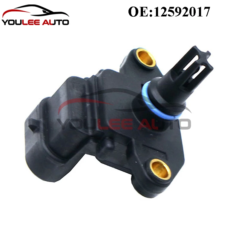 

New 12592017 4803140 MAP Manifold Absolute Pressure Sensor For Chevrolet Cobalt HHR Pontiac Solstice Saturn SKY Auto Parts