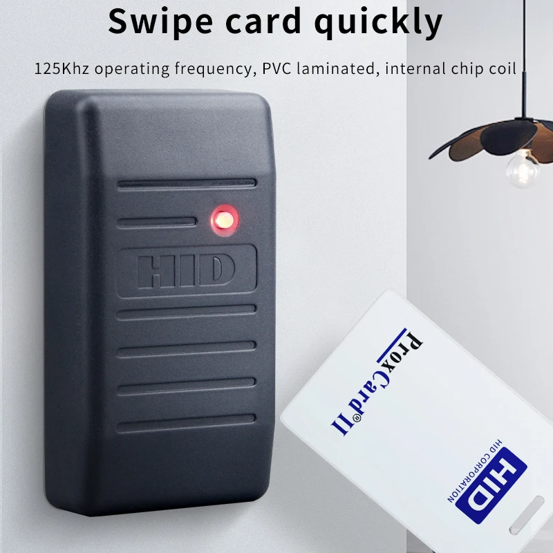 125KHz Low Frequency HID Card ProxCard II Proximity 1326 Access Control Card WG26 Bit Intelligent Sensing 1386 Thin Card