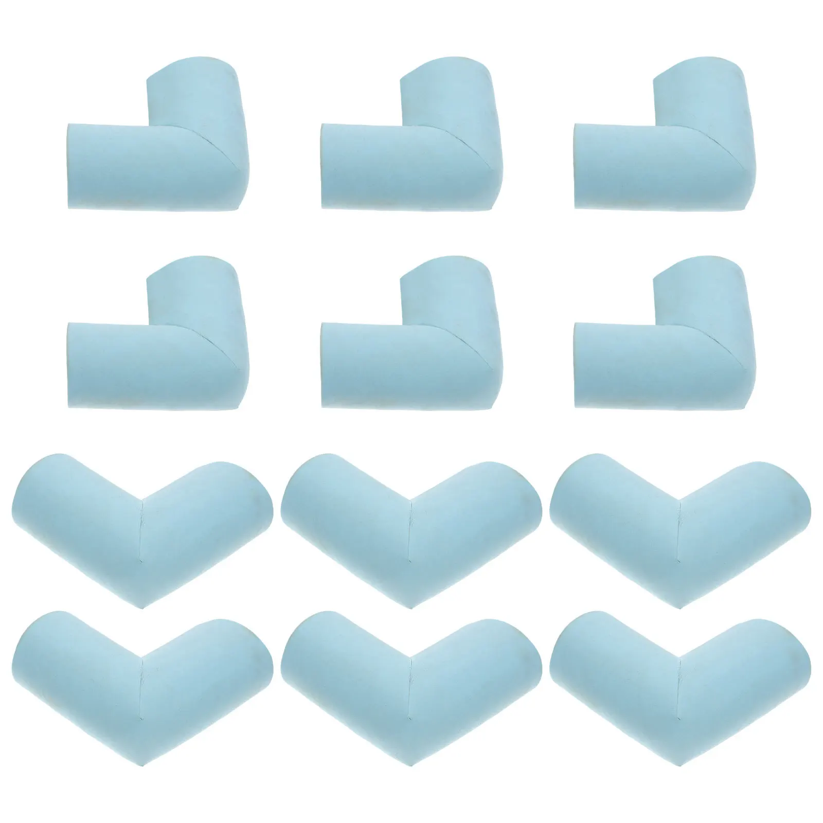 

12pcs Corner Protector U-Shaped Soft Material For Moving Furniture Table Frame Bed Bumpers Protective Cover Furniture Corner