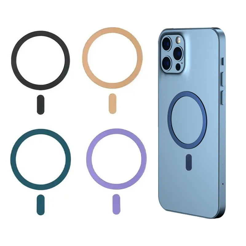 

For Magsafe Magnetic Plate Ring Ultra-thin Universal Metal Sticker Support Wireless Charger Metal Plate Sheet for IPhone Samsung