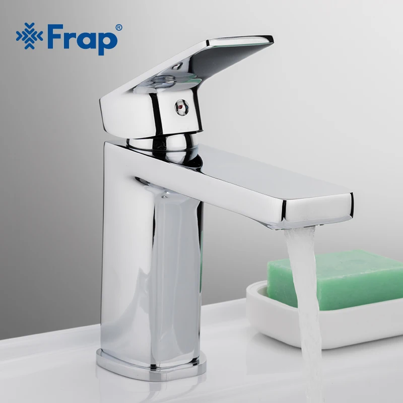 Frap Bathroom Faucets Chrome Basin Faucet Brass Wash Basin Sink Tap Cold and Hot Water Mixer Crane Torneira