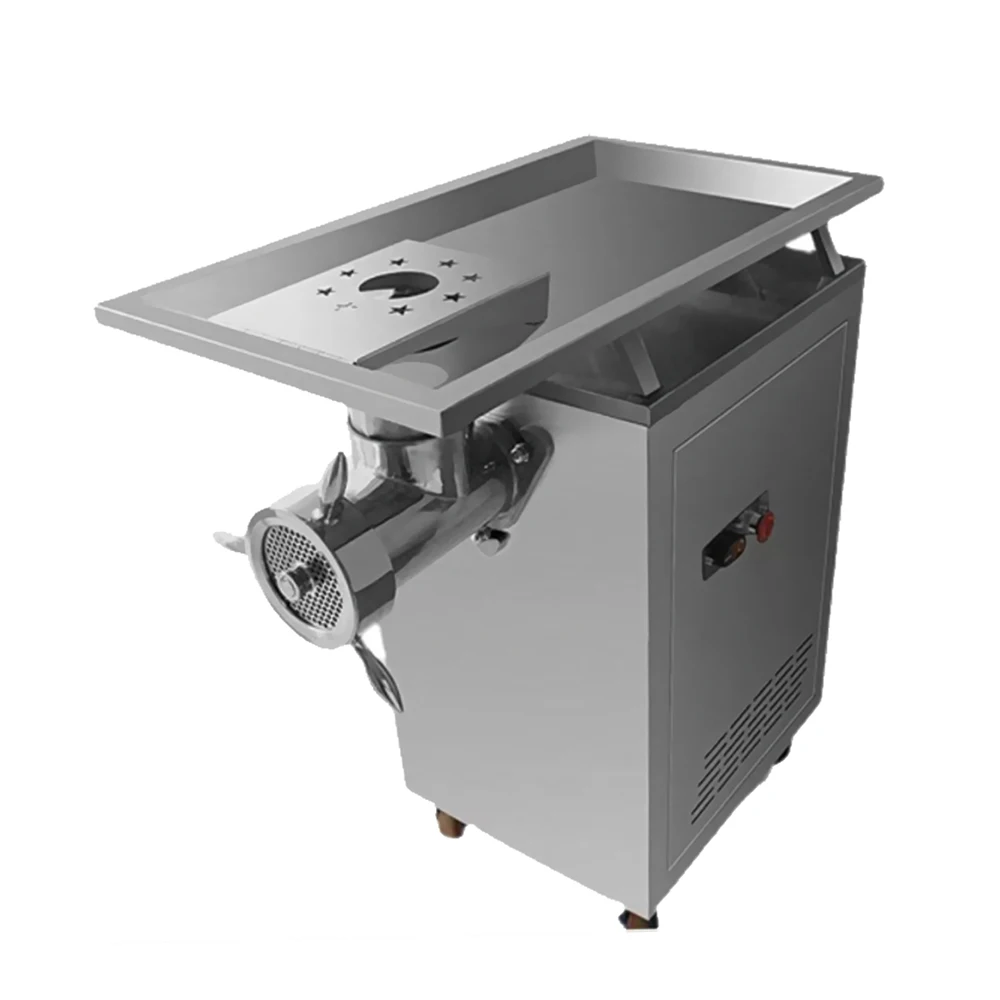 Professional Commercial Catering Meat Grinder  4KW Power 500-600KG/H