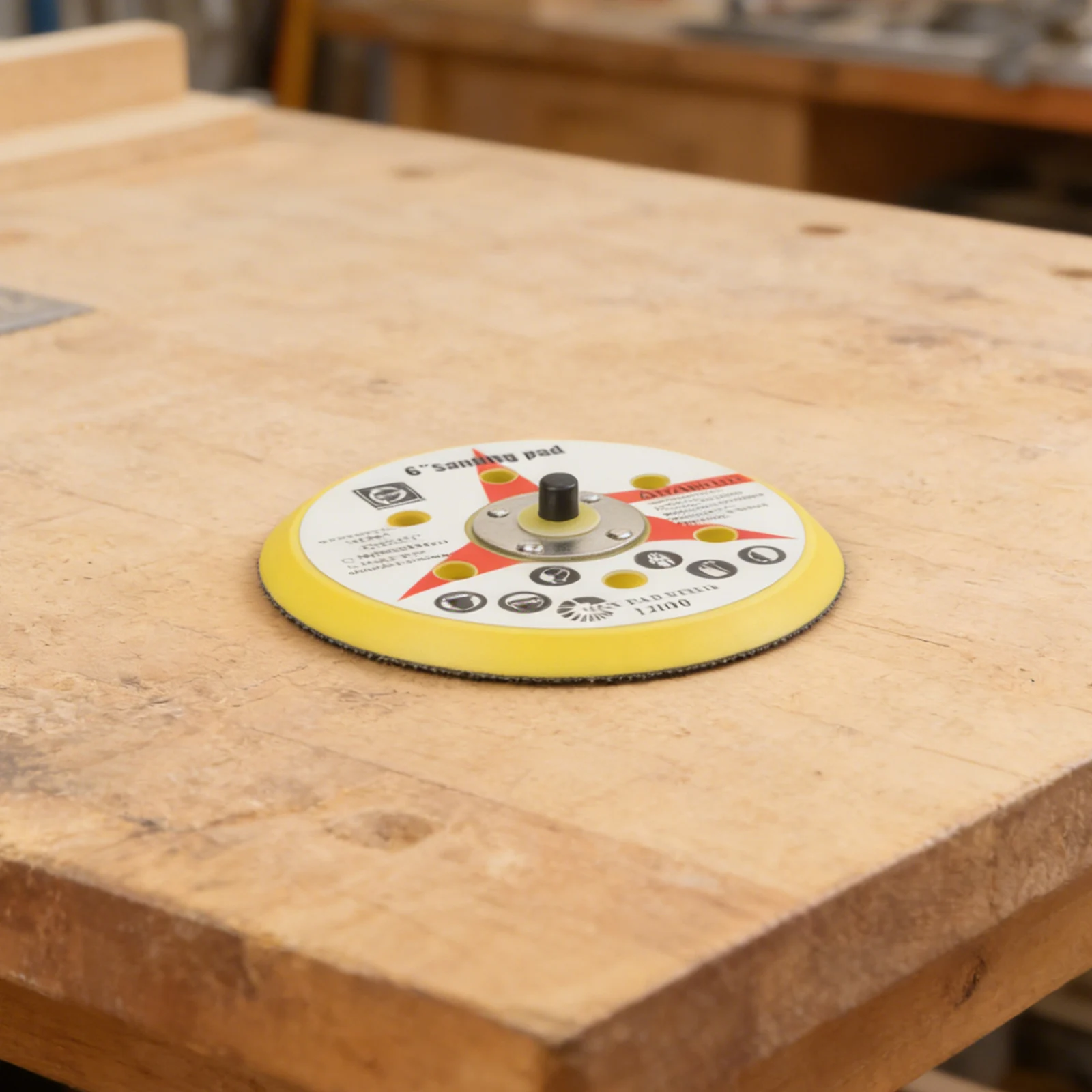 6inch Dual Random Orbital Sander Sanding Pad 150mm Diameter with 6 Holes Polishing Wheel for Professional Smoothing