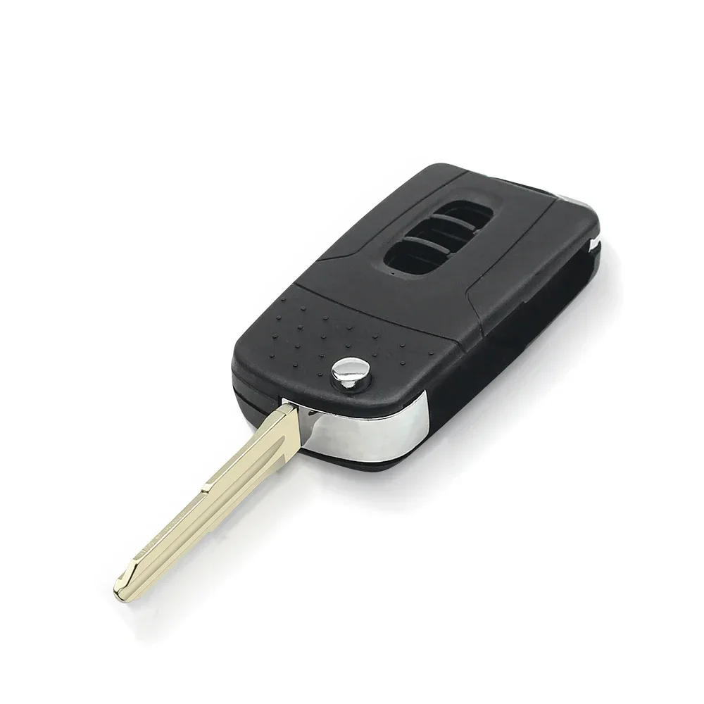 KEYYOU Replacement Flip Remote Car Key Shell Case For Chevrolet Captiva 2006-2009 Modified Blank Folding Key 3 Buttons