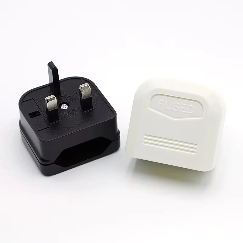 EU To UK Plug Adapter With 3A/5A/13A Fuse UK British Electrical Travel Adapter Converter Socket AC Power Cord Outlet Accessories