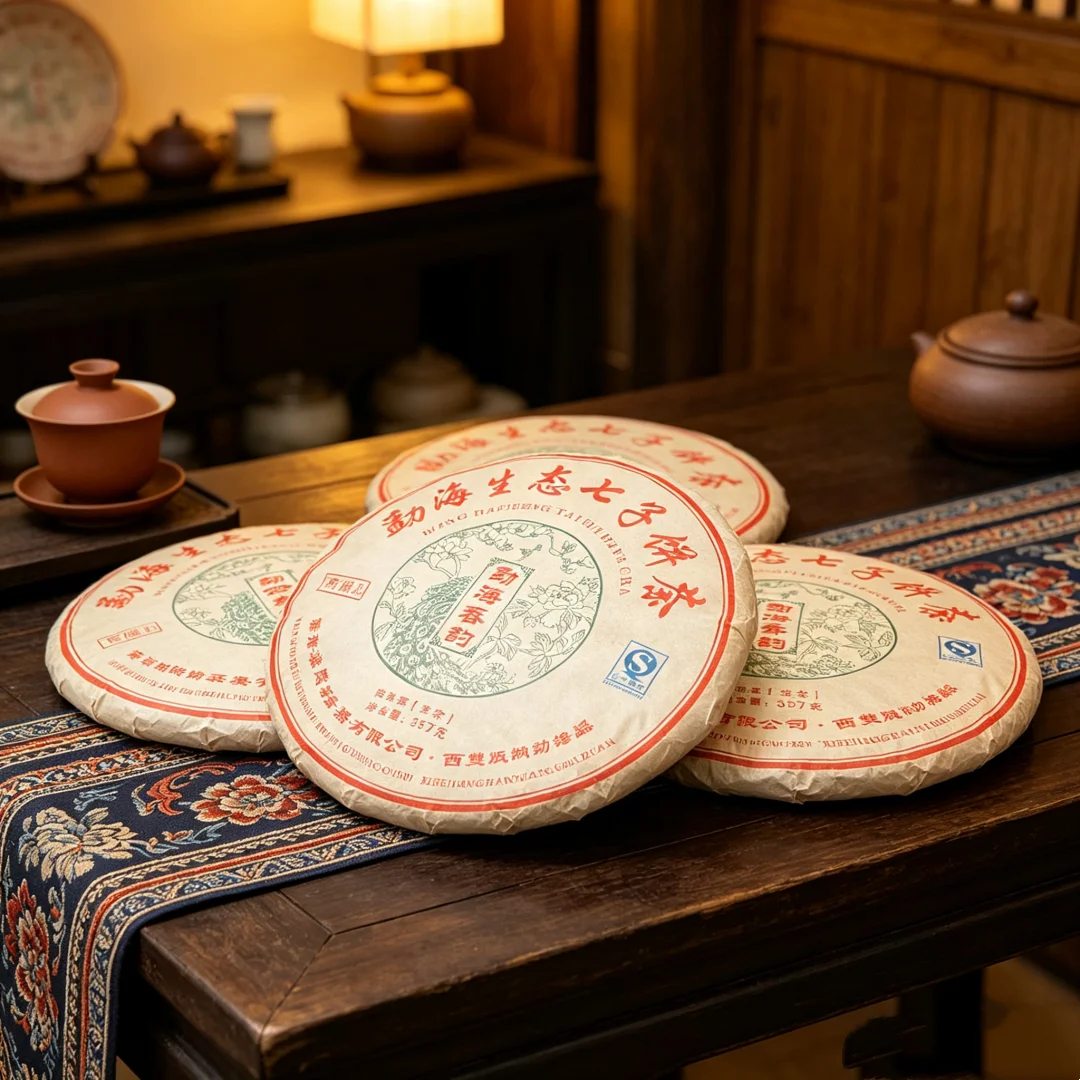 357g Raw oen or Shu puerh pu erh puer tea Papers 300g Bai Hao Yin Zhen White tea package paper
