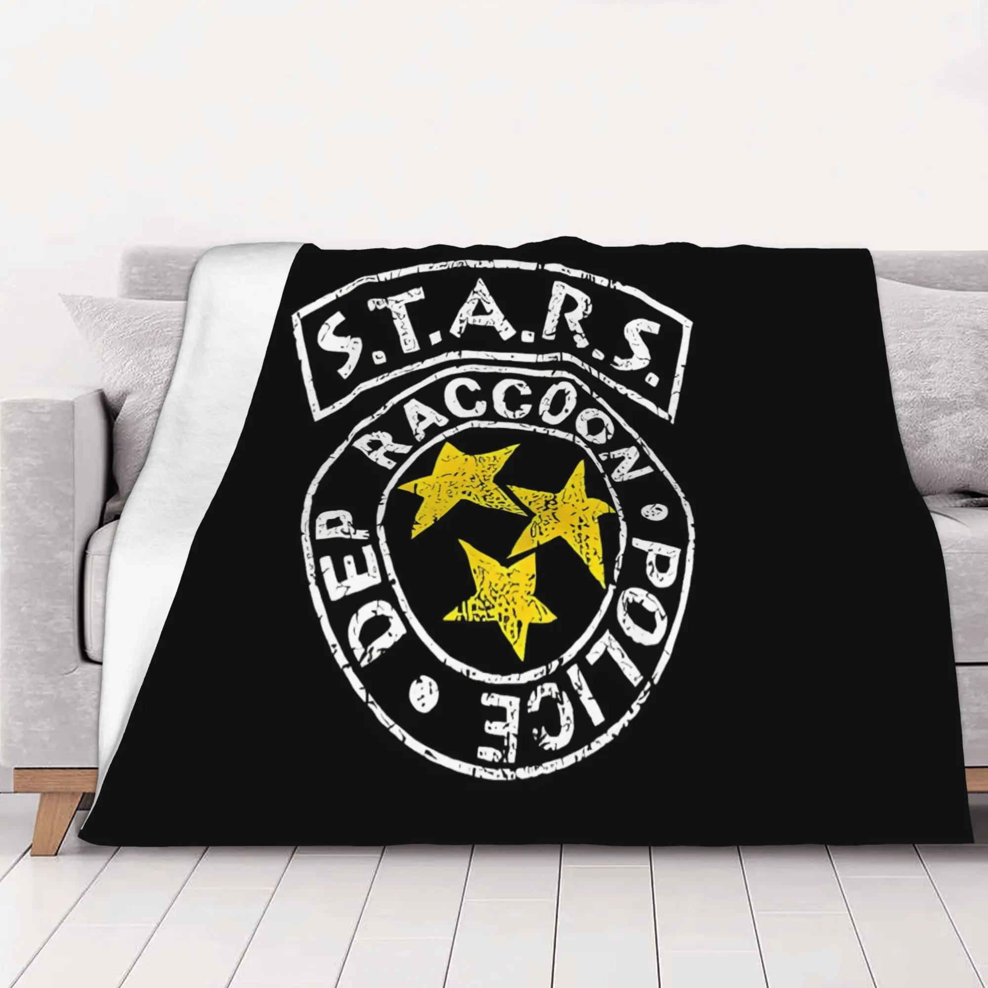 1PC home Cutecore STARS Resident Evil Blanket Super Cosy Plush Home Living Room Sofa halloween