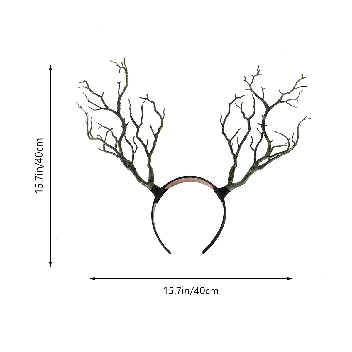 طوق شعر على شكل قرن ساحرة، أغطية رأس للهالوين خفيفة الوزن للنساء، إكسسوار للحفلات التنكرية، غطاء رأس فرعي، ملابس شعر عصرية