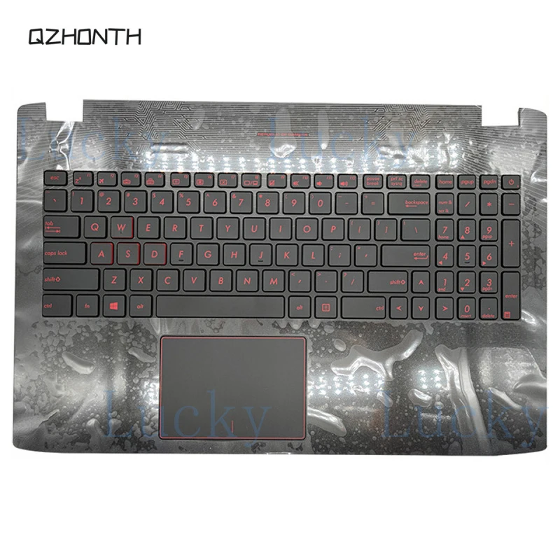 f  New For Asus GL552 GL552VX GL552VW GL552VL Palmrest Upper Case Backlit Keyboard