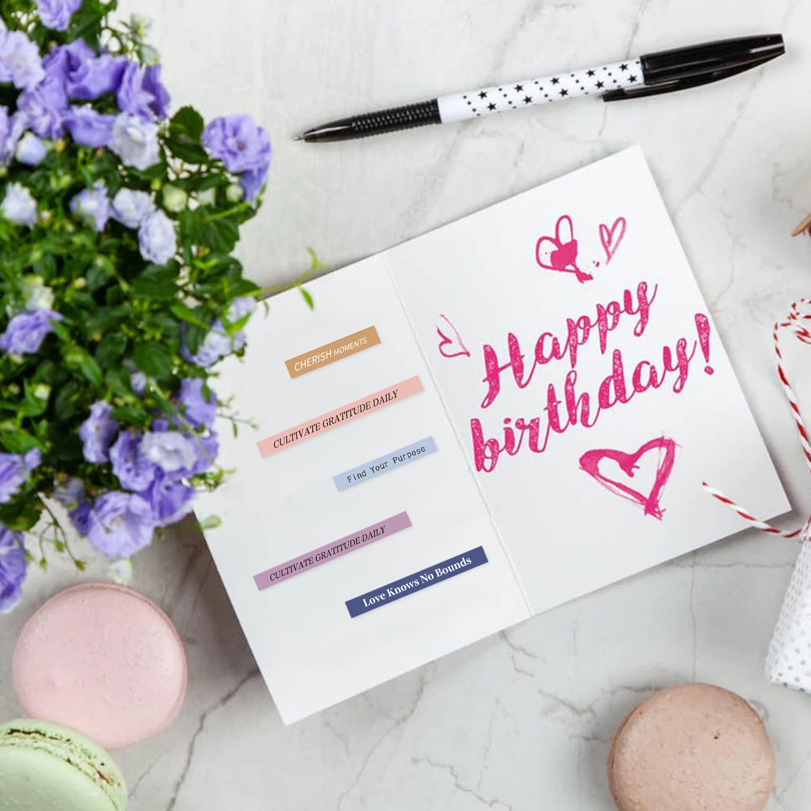 40 Blatt bunte kleine Sprechaufkleber, inspirierende Zitataufkleber für Journaling, Sammelalbum, Stimmungsaufkleber für DIY-Handwerk – Detail 4