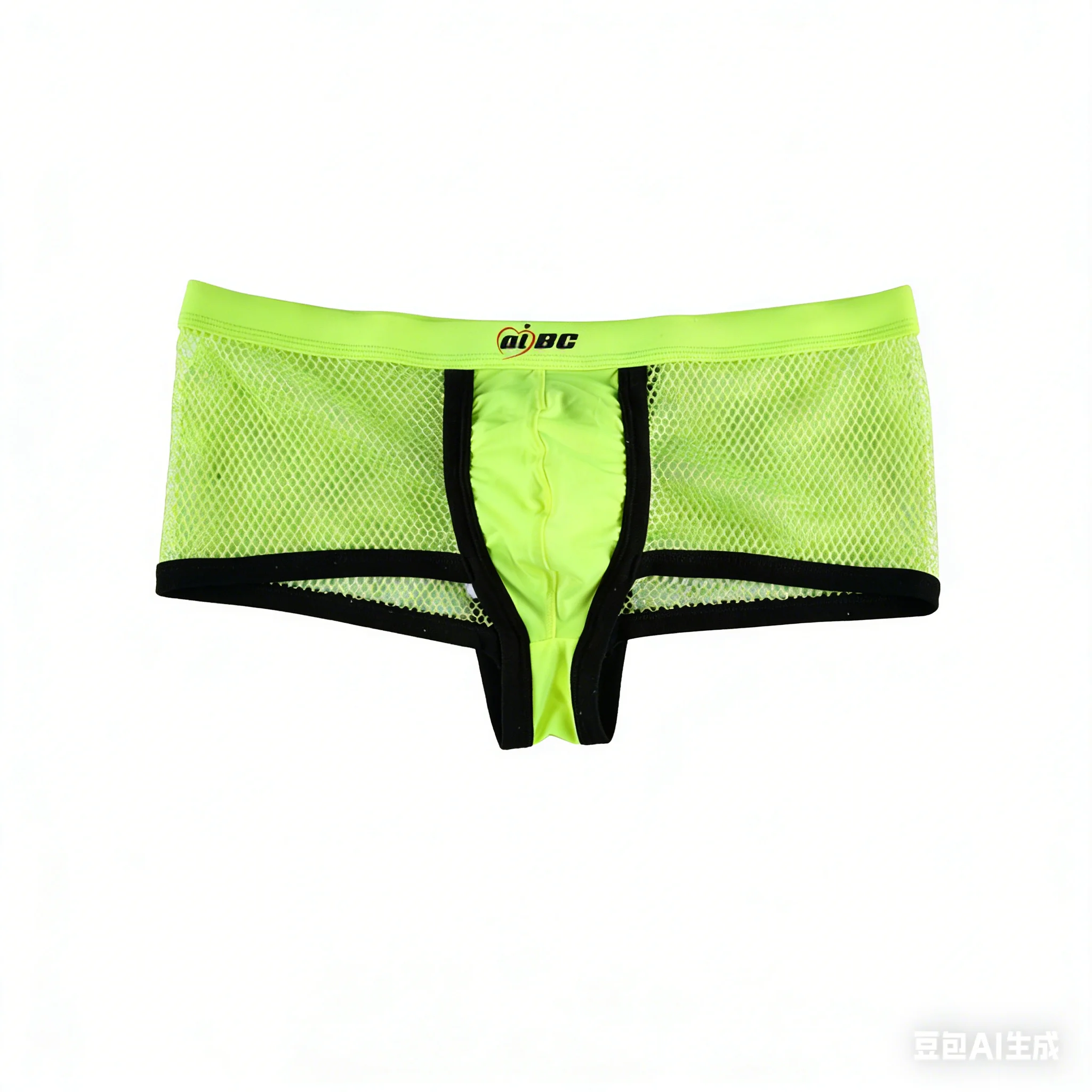 

Men's Bulge Sheer Mesh Boxy Underwear Transparent Mid Waist U Pouch Boxer Shorts Gays Erotic Underpants Breathable Comfort Tanga