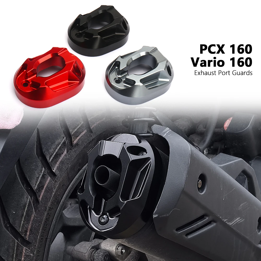 

Motorcycle Accessories Exhaust Pipe Cover Tail Protector Anti-scald Guard Cap For Honda Vario 160 2023 PCX 160 PCX160 2021-2024