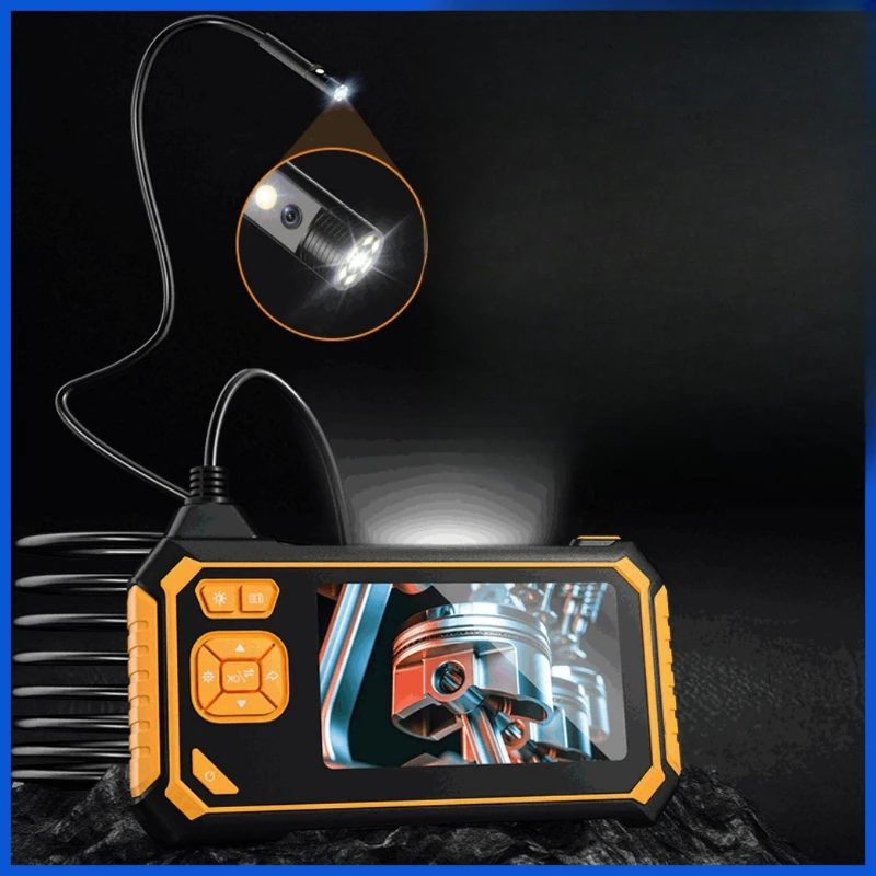 

Single/dual lens 4.3 inch 1080P endoscope with screen industrial duct air conditioning detection wide-angle endoscope