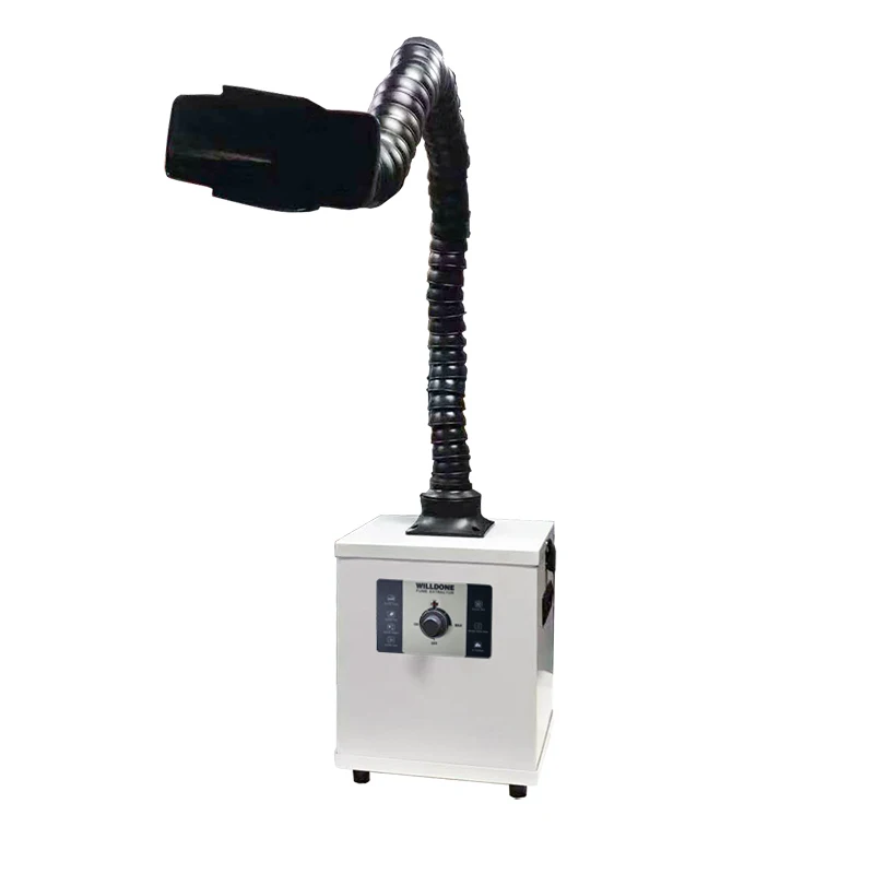 150W compact air laminar flow smoke extractor