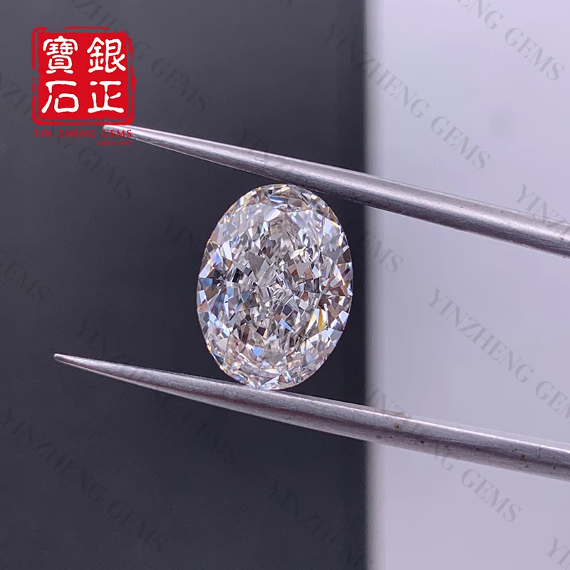 YinZheng Gemstone Lab Grown Diamond With IGI Certificate CVD Lab Grown Diamonds Oval Cut 1.0-1.5ct E Color VVS2 2EX Lab Diamond