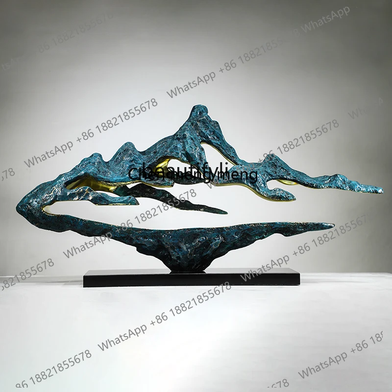 Hot sales Entrance living room Meichen decoration ornament lucky rockery sculpture entrance door aisle art installation