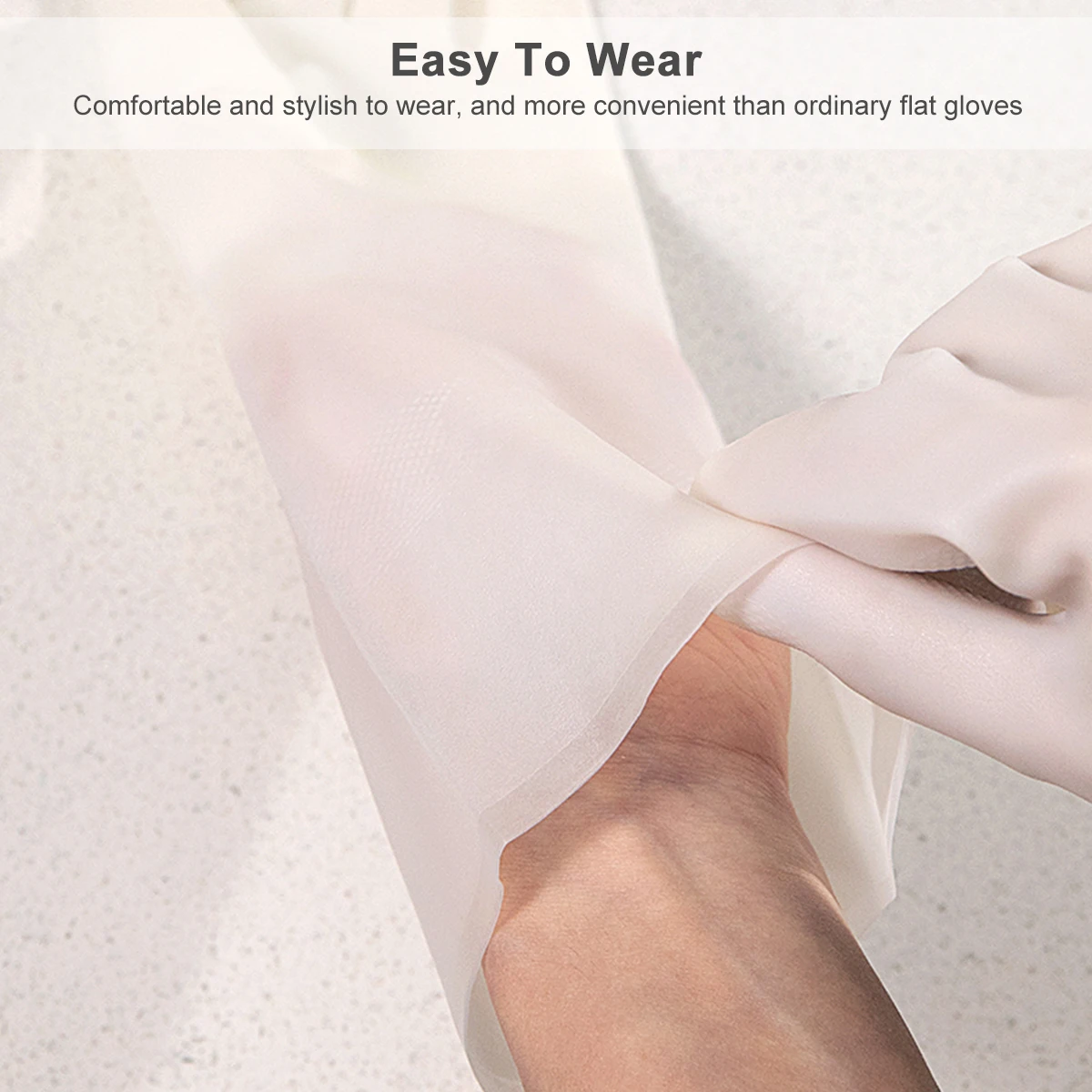 

Dishwashing Rubber Gloves Laundry Cleaning Waterproof Housework Protection Kitchen XL