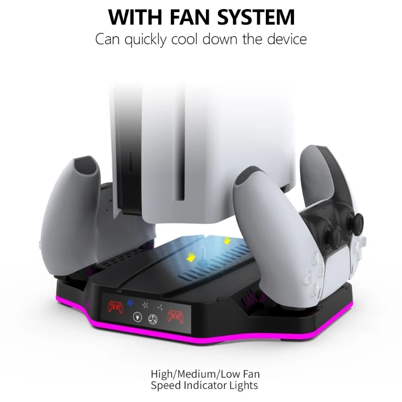 Controllers Charging Dock for P5 Efficient Cooling Base for P5 Adjustable Drop Shipping