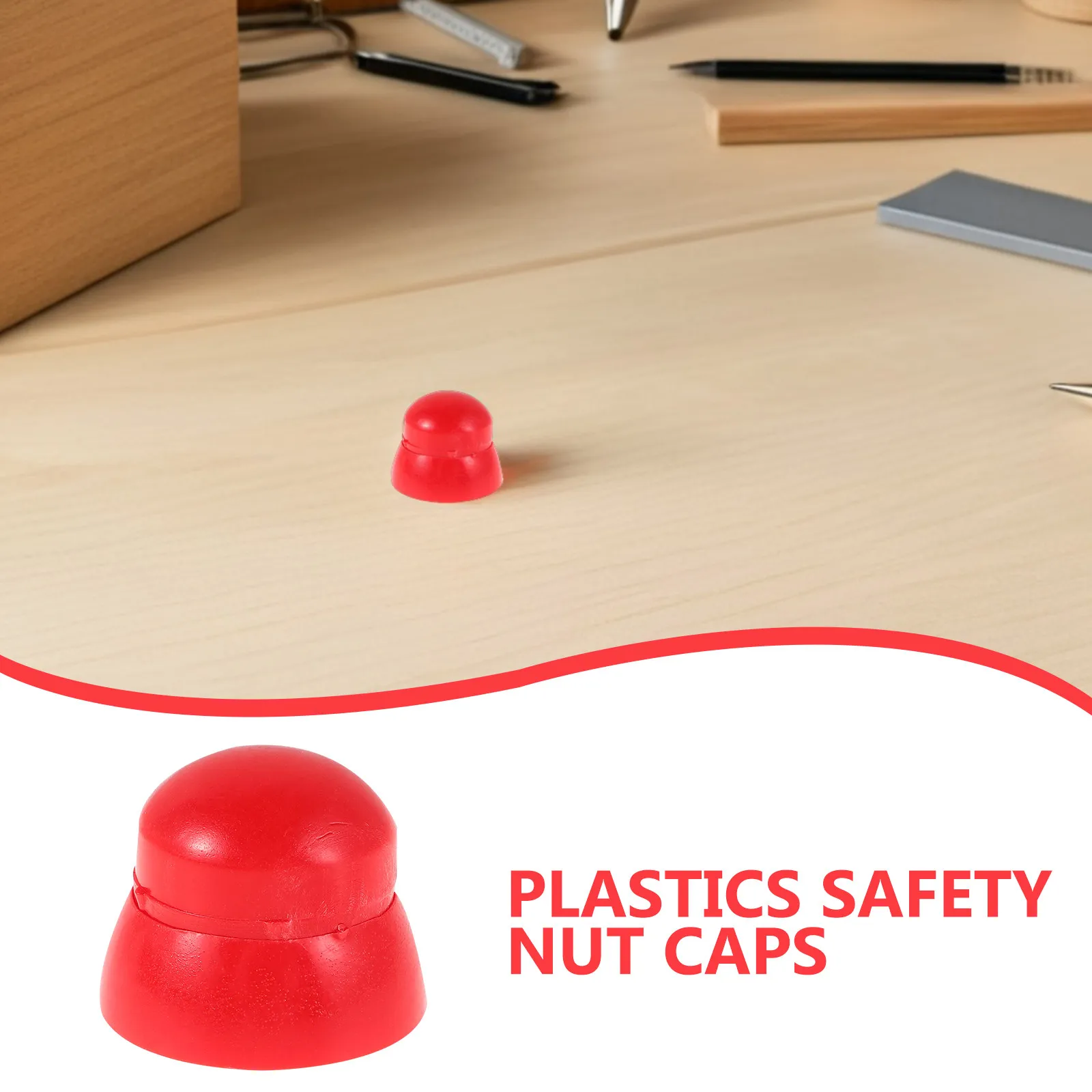 

50 шт. пластиковых колпачков для гаек M10, яркие, прочные, защитные колпачки для болтов, предотвращающие царапины, для детских игровых площадок на открытом воздухе