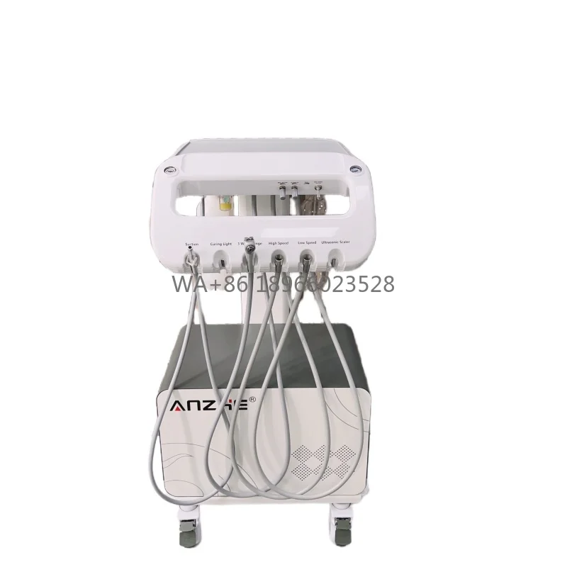 New Mobile Dental Unit Mini Size Treatment Equipment With air Compressor Portable Dental Therapy Cart