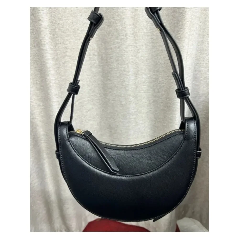 

Small and unique fashion crescent bag 2025 women's bag crossbody bag premium women's saddle single shoulder armpit bag