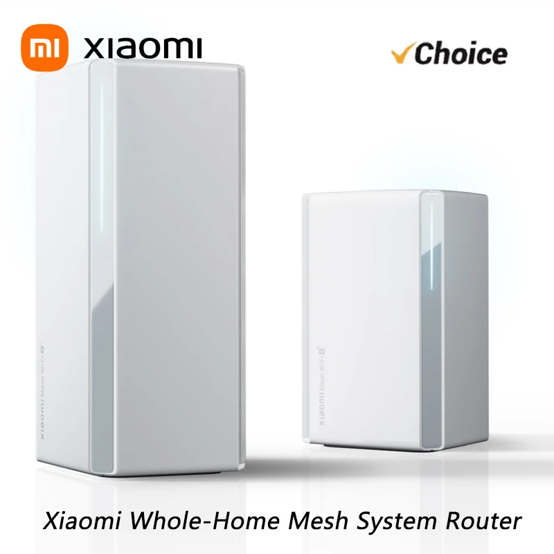 

New Xiaomi Whole House Dual WIFI6 Qualcomm CPU Bluetooth MESH 160MHZ NFC WPA3 Vpn Use Mesh Repeater External Signal Mi Router