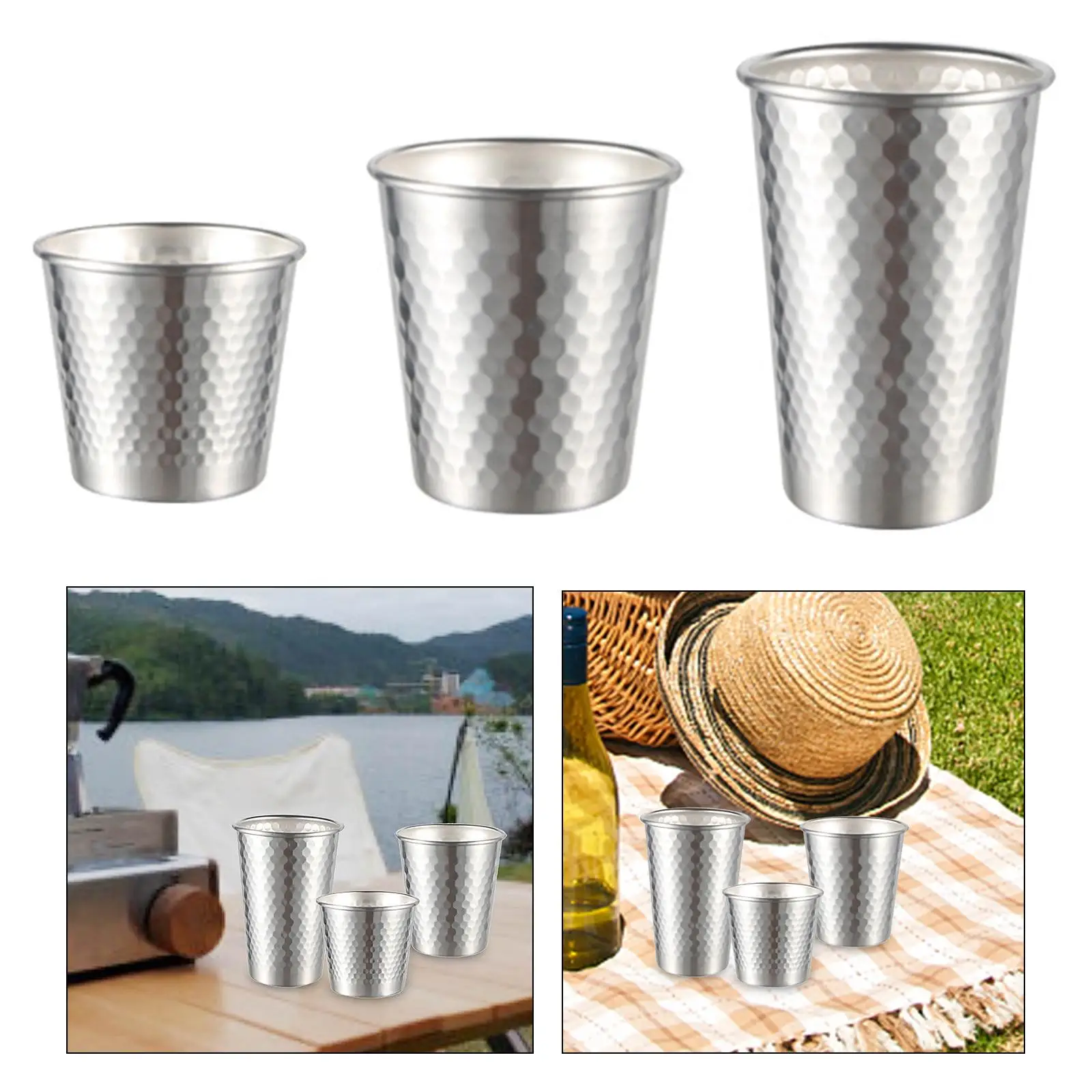 Coffee Cups Coffee Mug Stainless Steel Liquor Cup for Camping Water Hiking