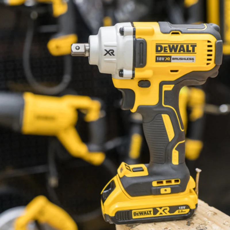 Imagem -04 - Dewalt-cordless Impact Wrench Elétrica Recarregável Chave Ergonômica Remoção do Pneu do Carro Bare Ferramenta Brushless Motor Dcf894 18v 447nm