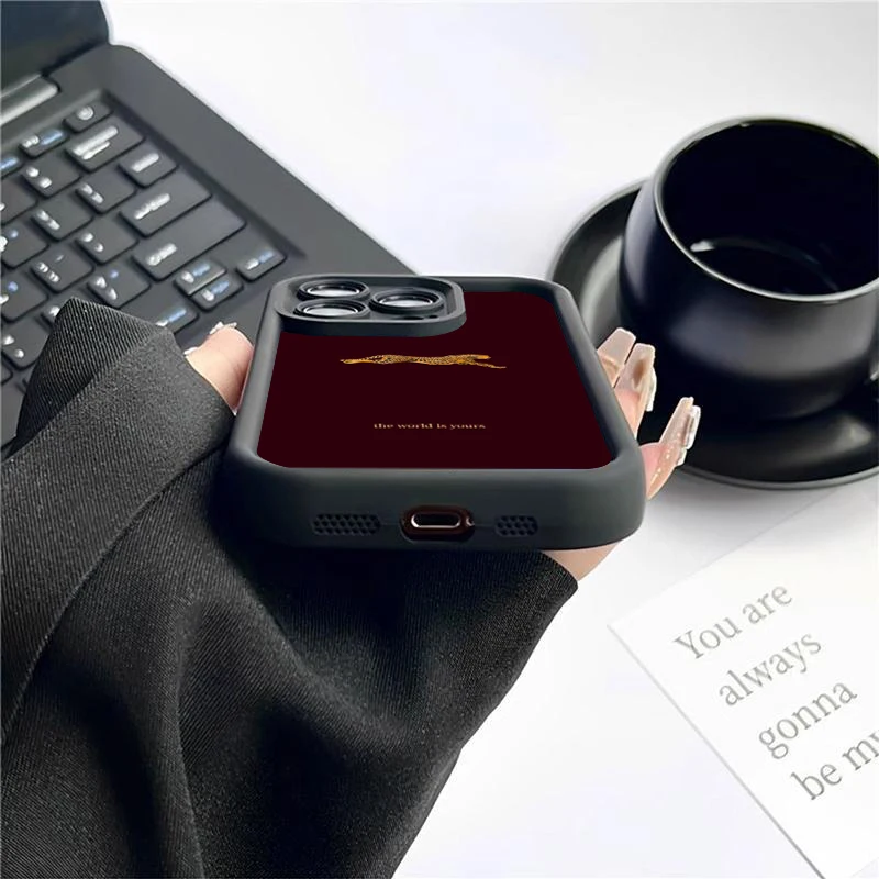 Funda de teléfono con estampado de leopardo a la moda para iPhone 17 Pro Max Air 13 12 Mini 16 15 14 11 7 8 Plus X XR XS 16e funda de silicona suave