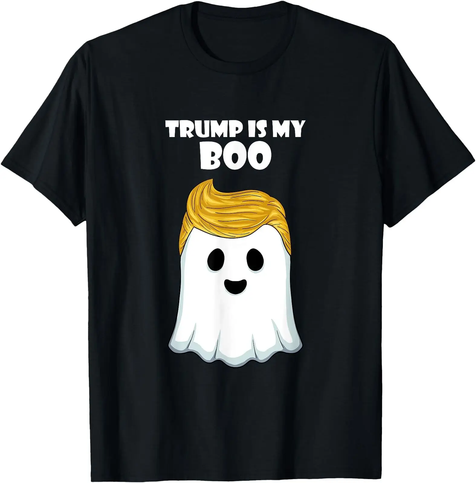 Trump 2024 Hair Funny Ghost Halloween Boo T Shirt