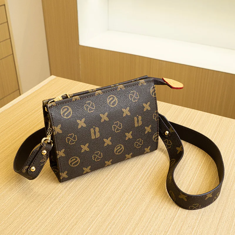 

Уникальная повседневная минималистичная сумка для подгузников для женщин, стильная сумка через плечо, роскошная дизайнерская кожаная сумка-тоут в ретро-стиле, большая вместимость